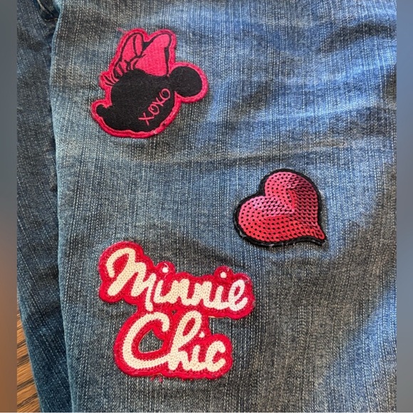 Disney Torrid Women’s Plus Size Blue Jeans with Minnie Mouse Patches EUC… - Picture 7 of 15